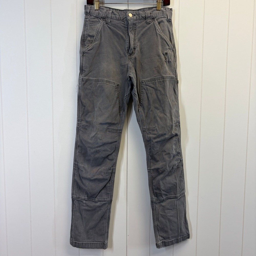 Carhartt Streetwear Double Knee Cargo Pants Men Size 30x34 Relaxed Fit Workwear